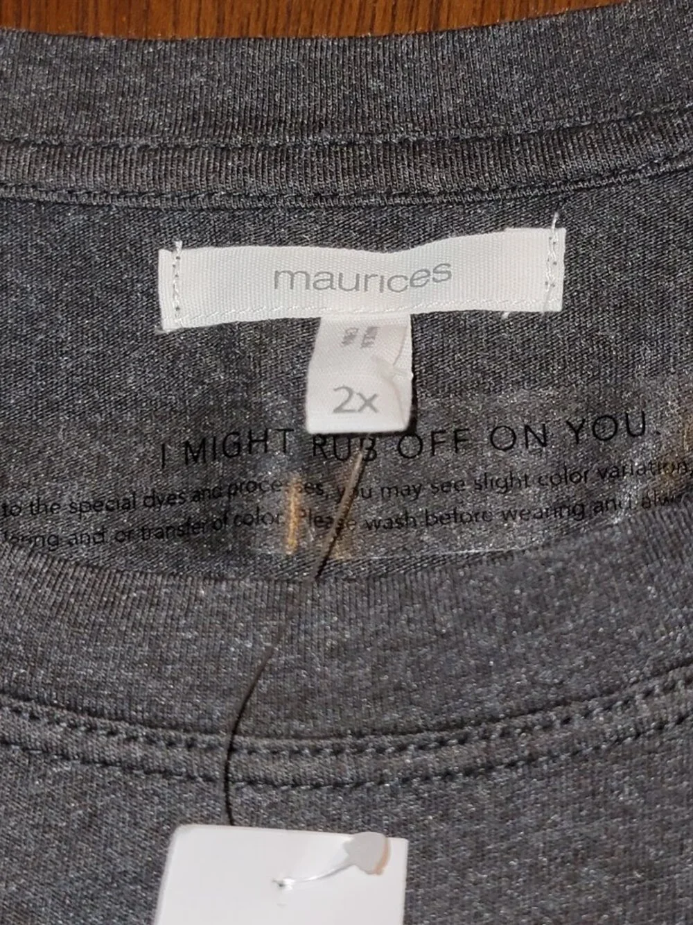 Maurices Plus Size Celestial Graphic Tank Top 2x Black Metallic Gold Moon Phase - Picture 4 of 8